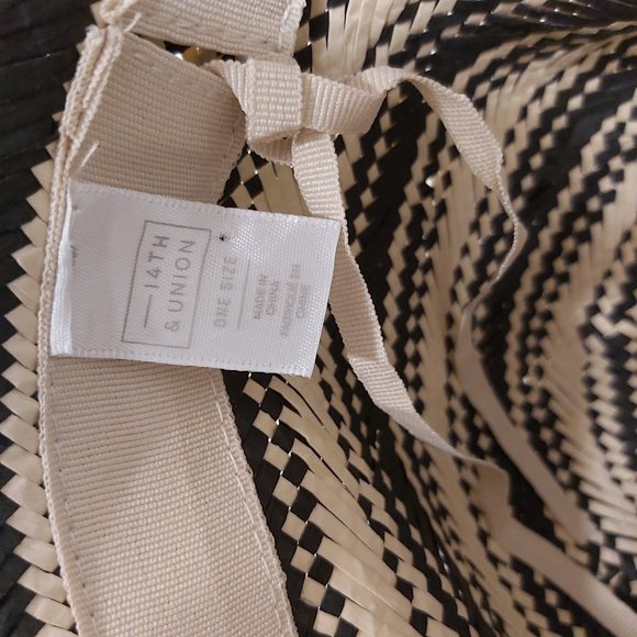 *3/$20* NWOT 14th & Union woven straw sun hat - Picture 3 of 11